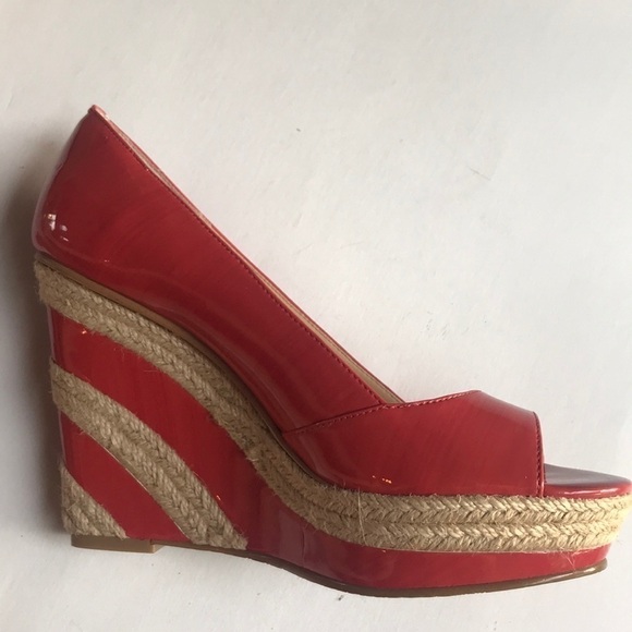 Calvin Klein Platform Peep Toe Heels Size 7 - Picture 6 of 8